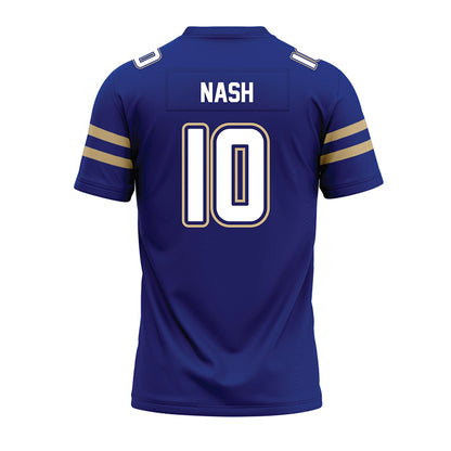 Tulsa - NCAA Football : Arias Nash - Blue Premium Football Jersey-1