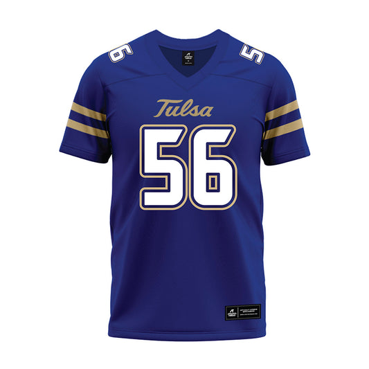 Tulsa - NCAA Football : Nathan Price - Blue Premium Football Jersey-0