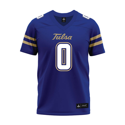 Tulsa - NCAA Football : Donnell Gee Jr - Blue Premium Football Jersey-0