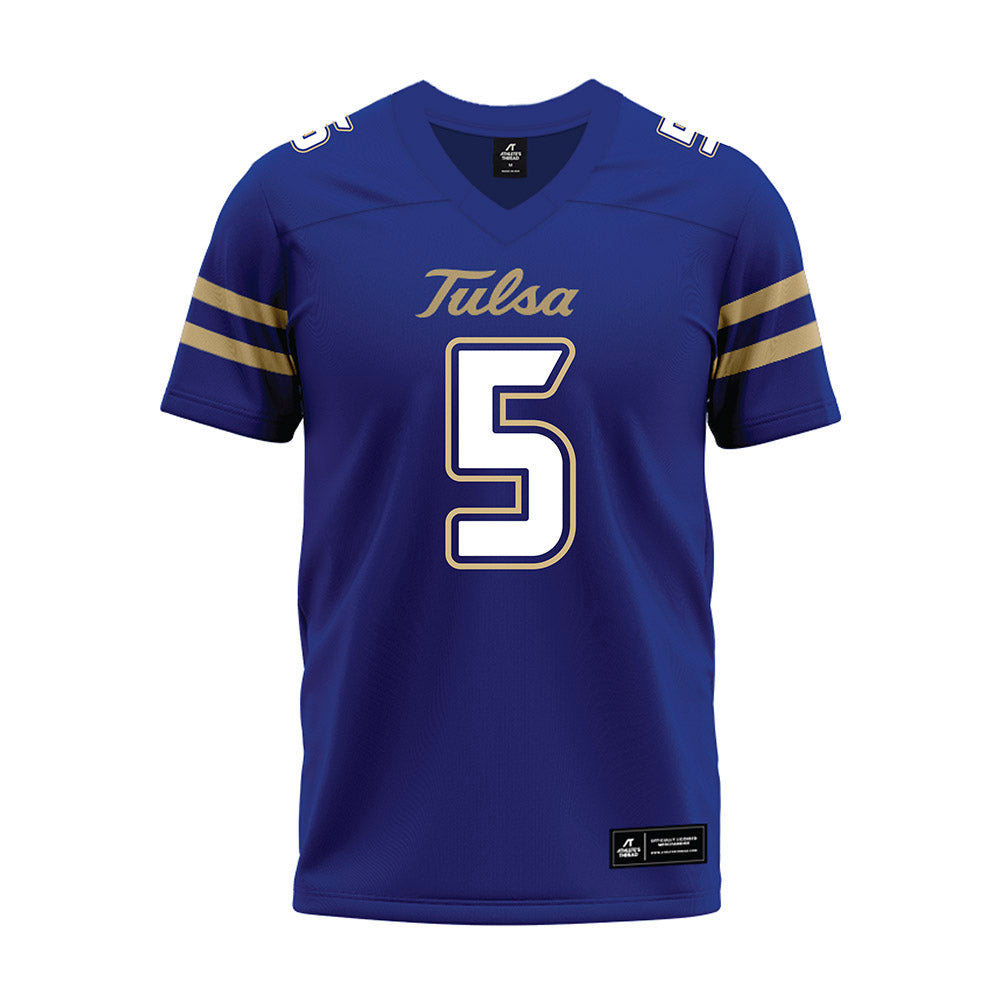 Tulsa - NCAA Football : Ashton Williams - Blue Premium Football Jersey-0