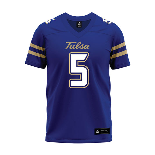Tulsa - NCAA Football : Ashton Williams - Blue Premium Football Jersey-0