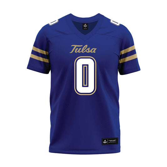Tulsa - NCAA Football : Kyran Duhon - Blue Premium Football Jersey-0