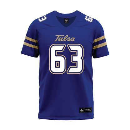 Tulsa - NCAA Football : Chaden Sullivan - Blue Premium Football Jersey-0
