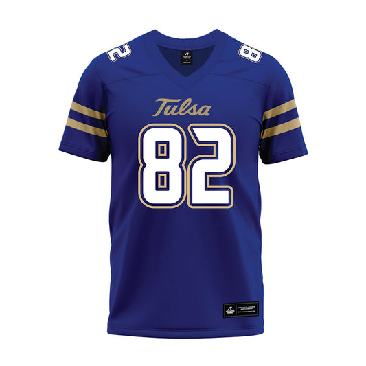 Tulsa - NCAA Football : Chris Gacayan II - Blue Premium Football Jersey-0