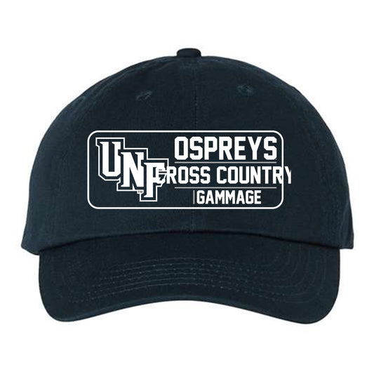 UNF - NCAA Men's Cross Country : Joshua Gammage - Dad Hat-0