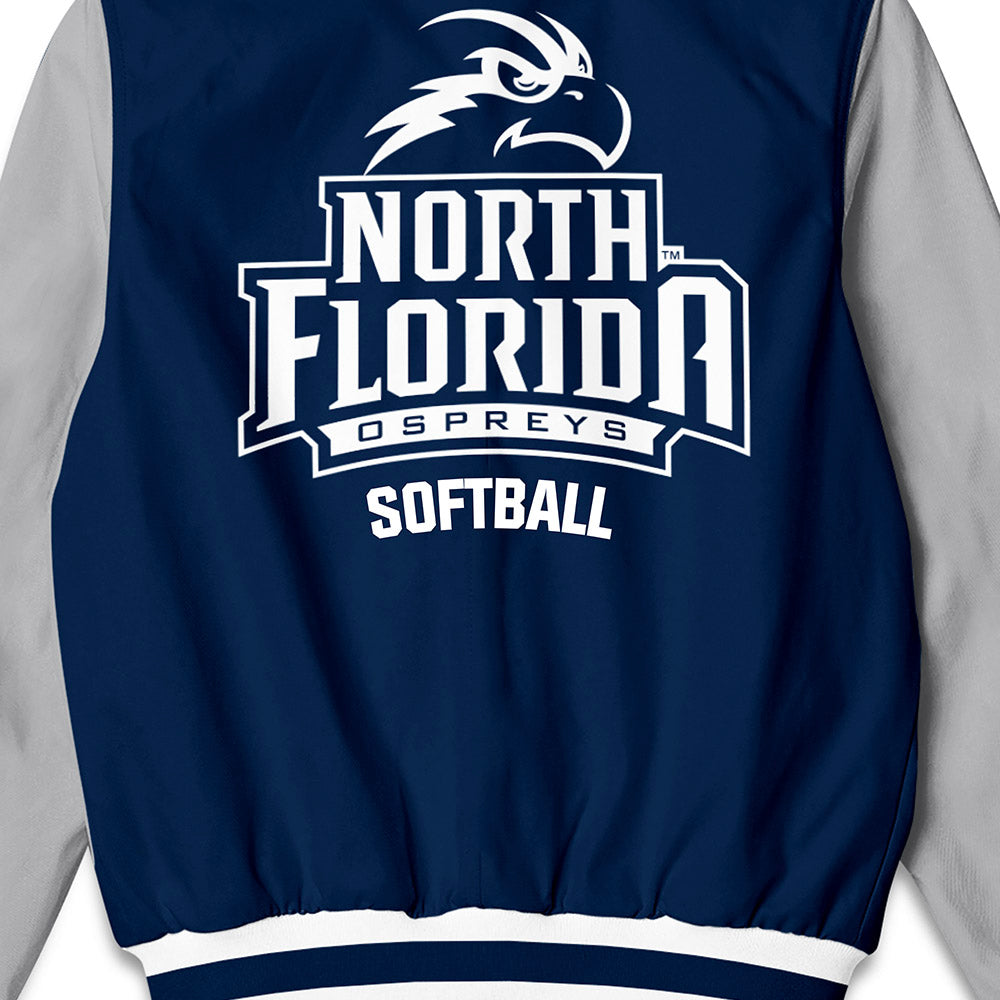 UNF - NCAA Softball : Addyson Bruneman - Bomber Jacket-1