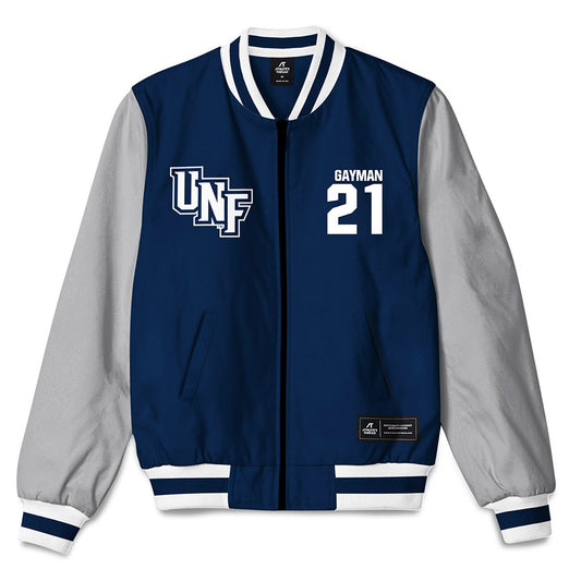 UNF - NCAA Men's Basketball : Dalton Gayman - Bomber Jacket-0