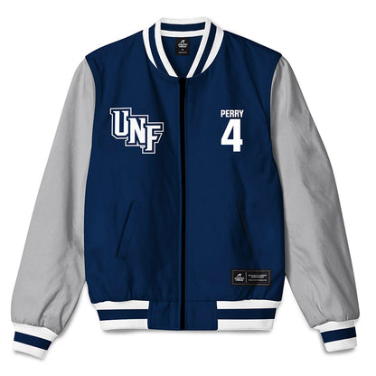 UNF - NCAA Men's Basketball : Christopher Perry - Bomber Jacket-0