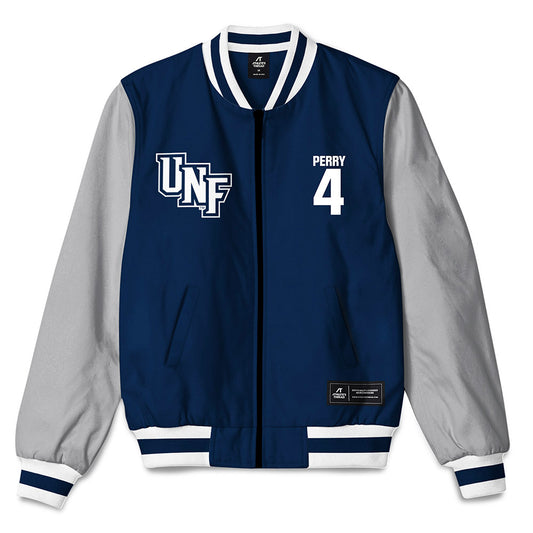UNF - NCAA Men's Basketball : Christopher Perry - Bomber Jacket-0
