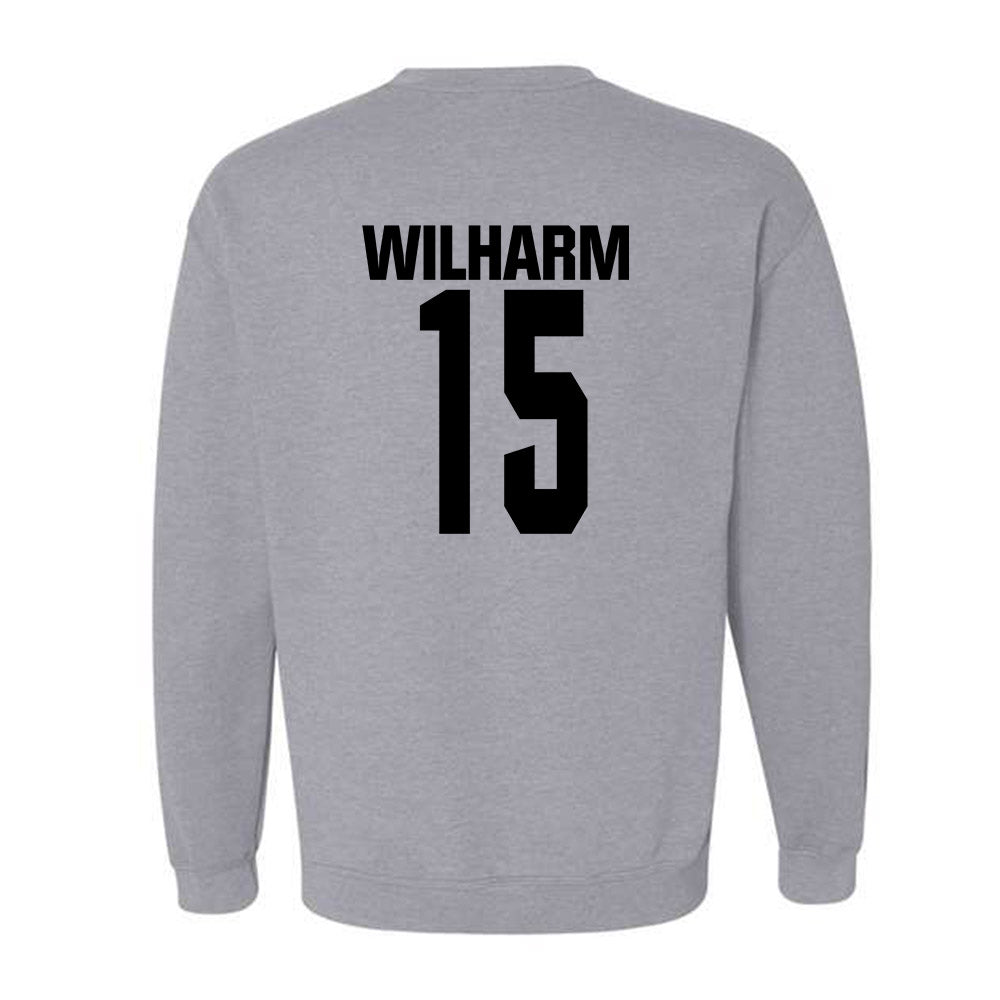 NC State - NCAA Football : Hudson Wilharm - Classic Shersey Crewneck Sweatshirt-1