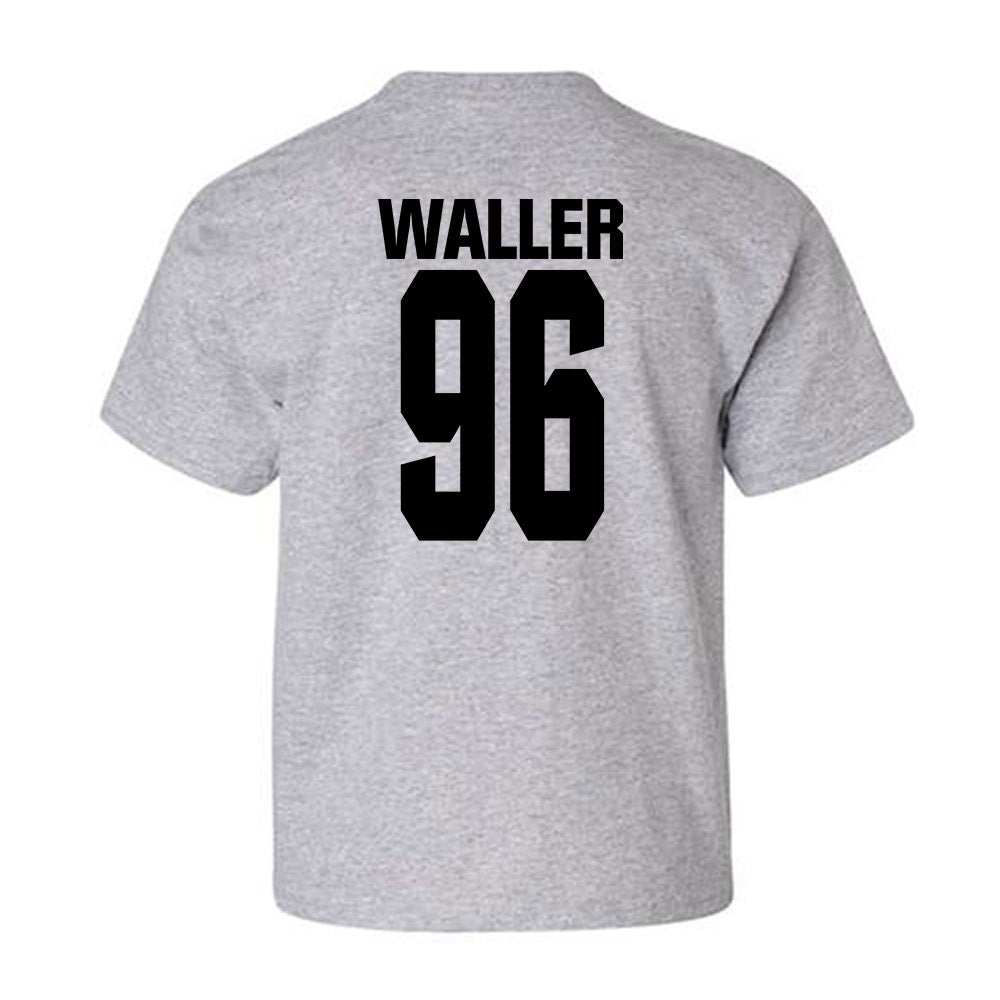 NC State - NCAA Football : Jackson Waller - Classic Shersey Youth T-Shirt-1