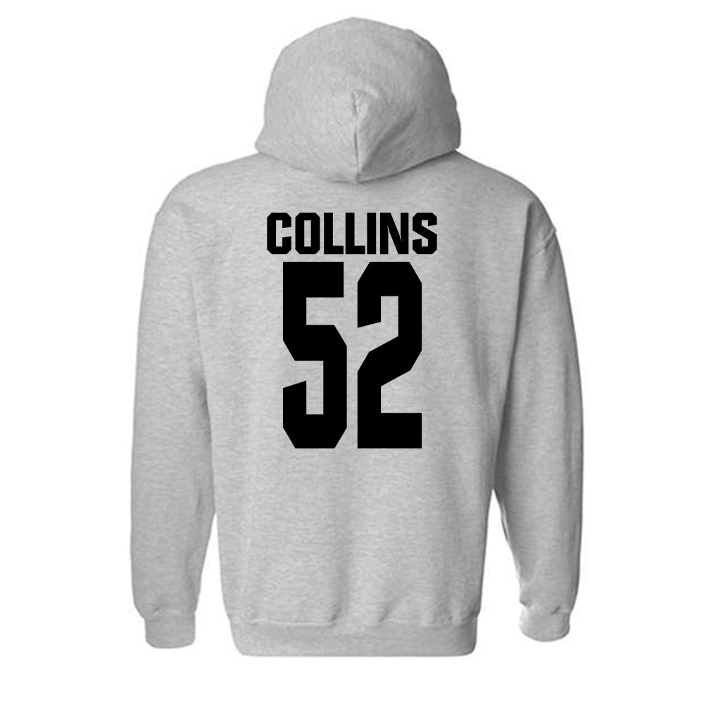 NC State - NCAA Football : David Collins - Classic Shersey Hooded Sweatshirt-1
