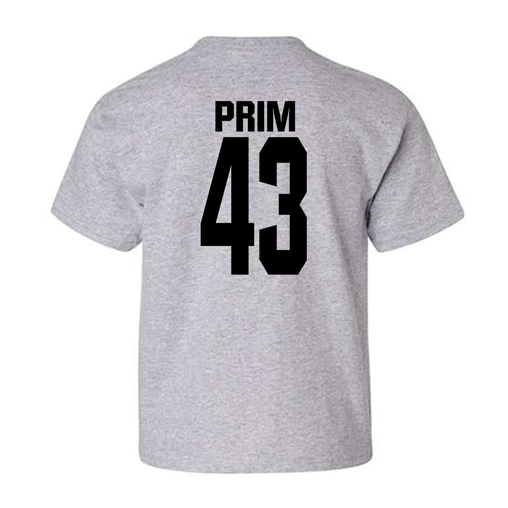 NC State - NCAA Football : AJ Prim - Classic Shersey Youth T-Shirt-1