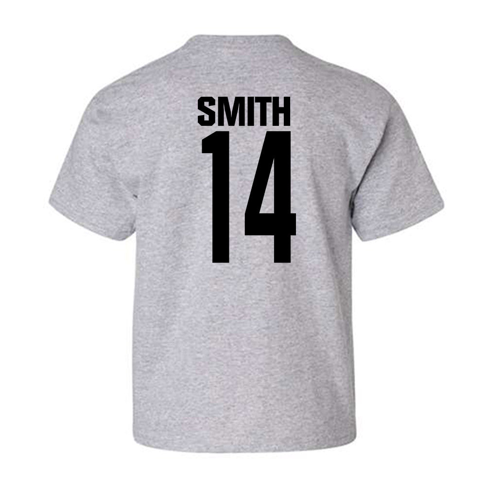 NC State - NCAA Football : Jacob Smith - Classic Shersey Youth T-Shirt-1