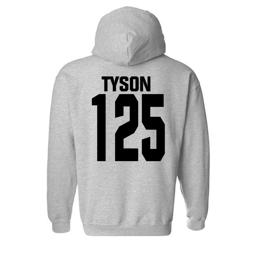 NC State - NCAA Wrestling : Marcus Tyson - Classic Shersey Hooded Sweatshirt-1