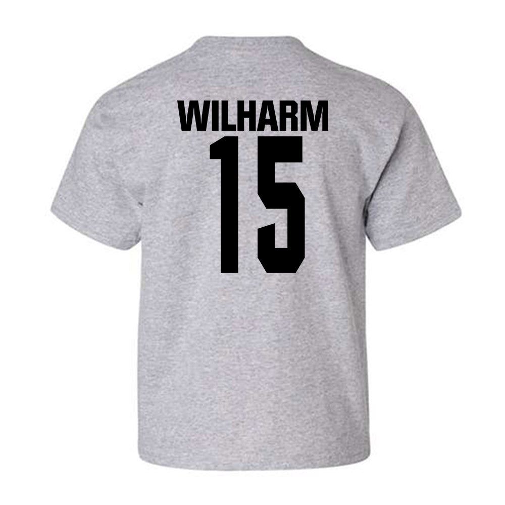 NC State - NCAA Football : Hudson Wilharm - Classic Shersey Youth T-Shirt-1