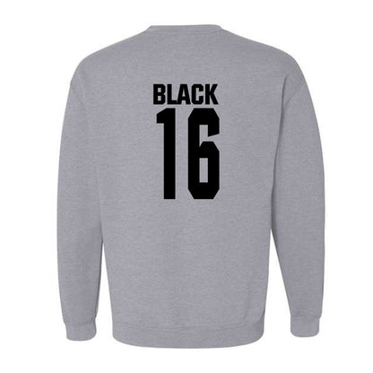 NC State - NCAA Baseball : Collins Black - Classic Shersey Crewneck Sweatshirt-1