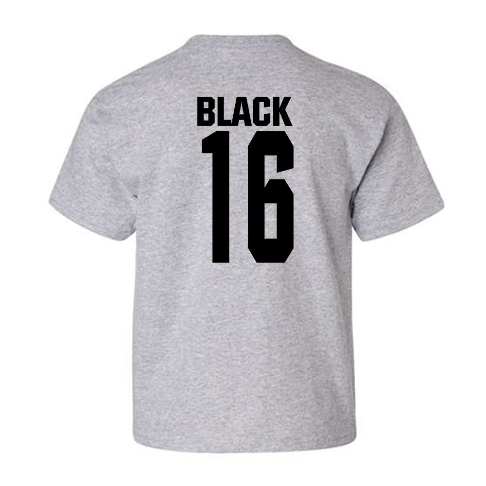 NC State - NCAA Baseball : Collins Black - Classic Shersey Youth T-Shirt-1