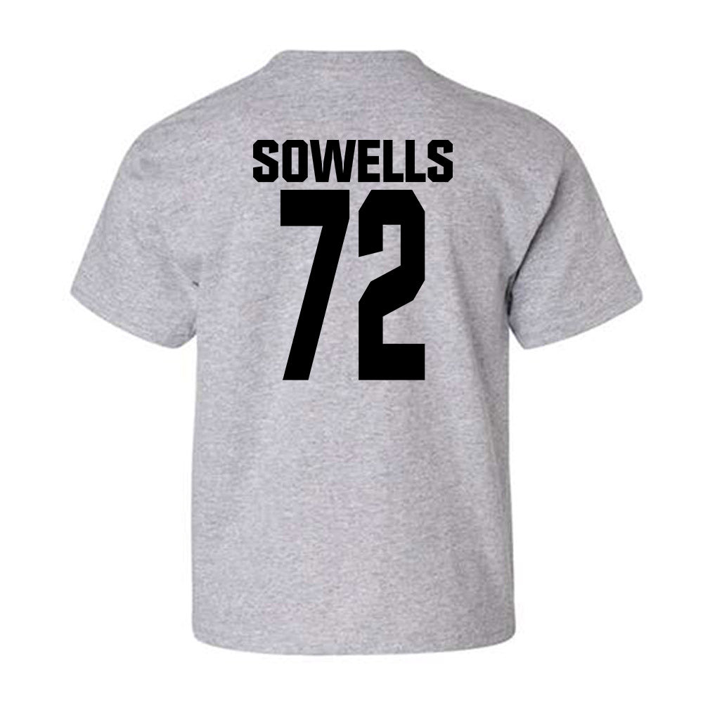 NC State - NCAA Football : Spike Sowells - Classic Shersey Youth T-Shirt-1