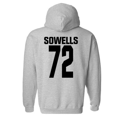 NC State - NCAA Football : Spike Sowells - Classic Shersey Hooded Sweatshirt-1