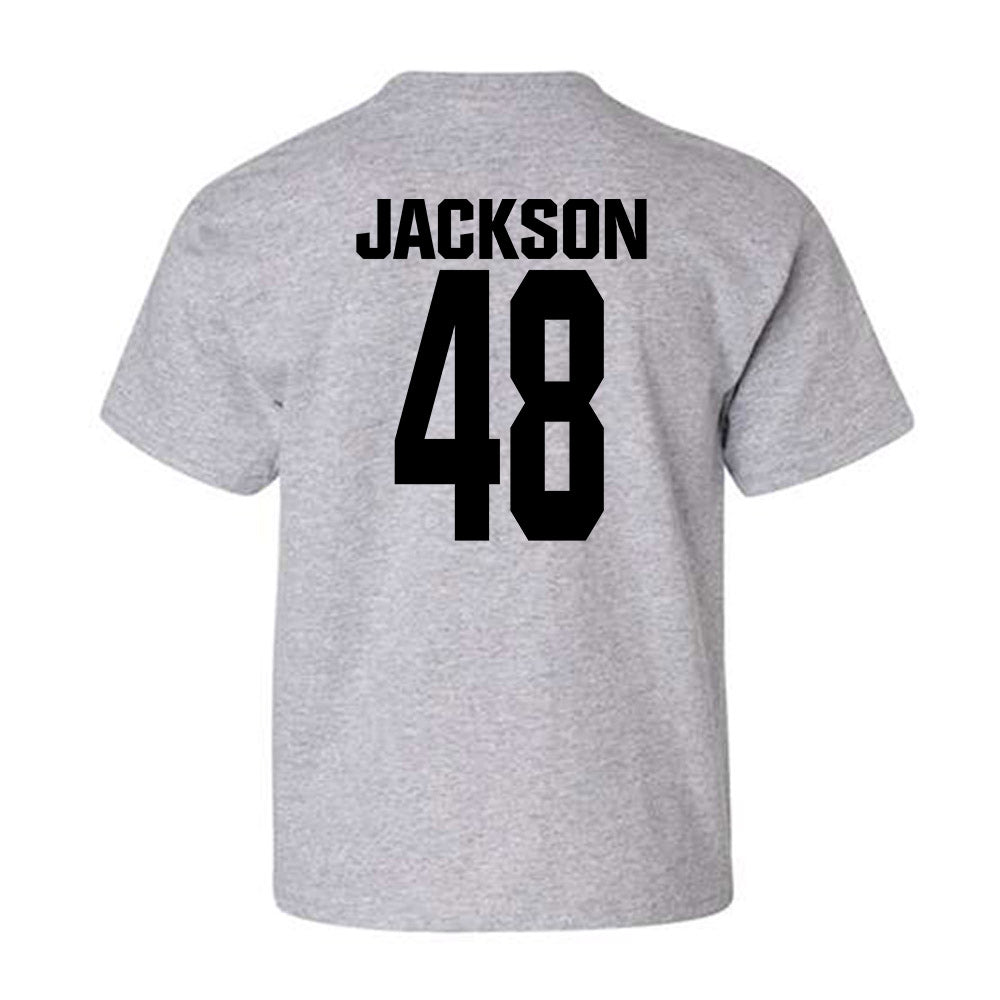 NC State - NCAA Football : Hunter Jackson - Classic Shersey Youth T-Shirt-1