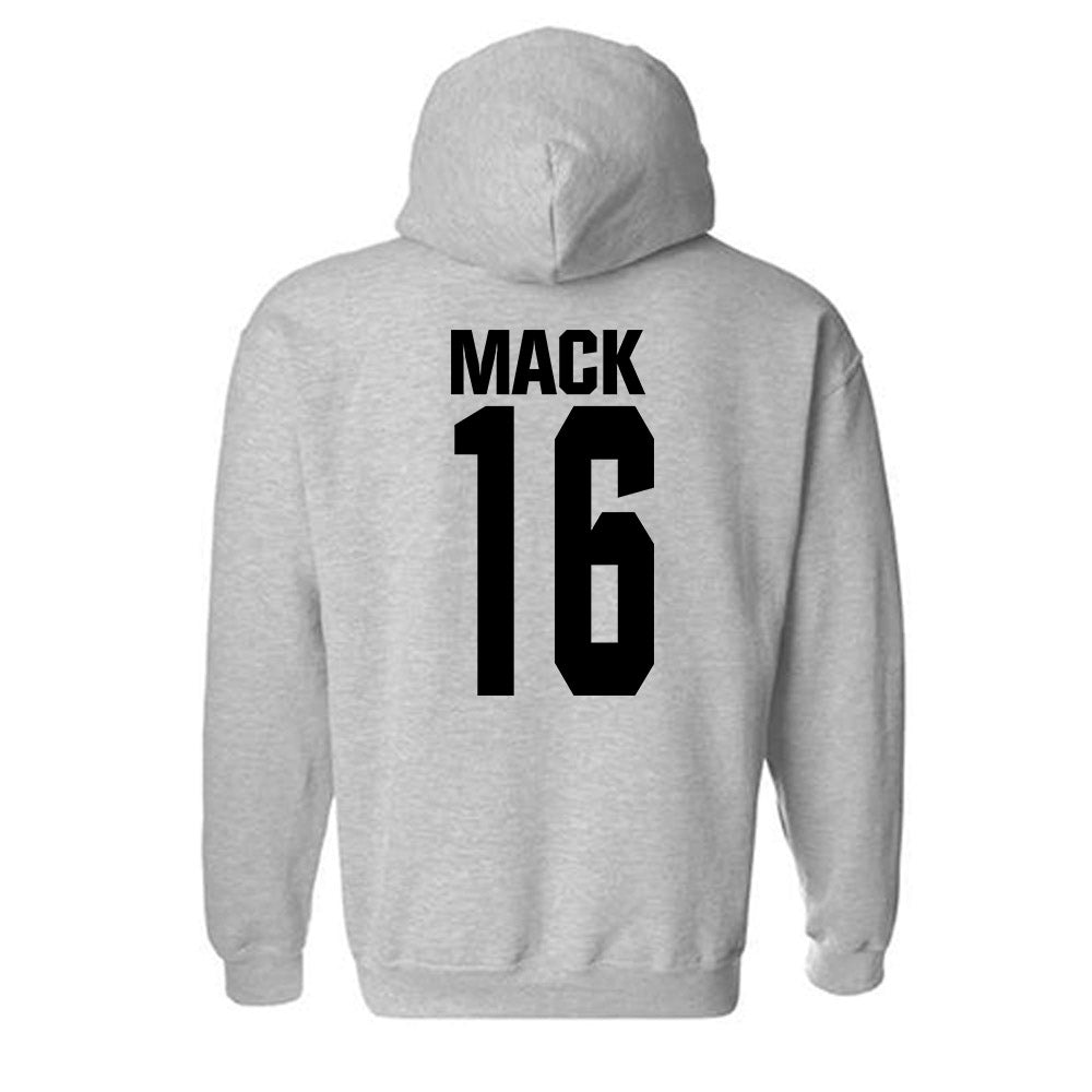NC State - NCAA Football : King Mack - Classic Shersey Hooded Sweatshirt-1