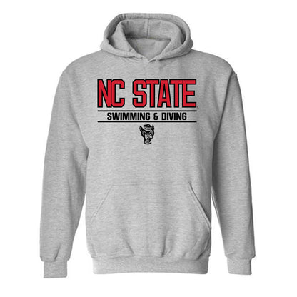 NC State - NCAA Women's Swimming & Diving : Katie Lawrence - Classic Shersey Hooded Sweatshirt-0