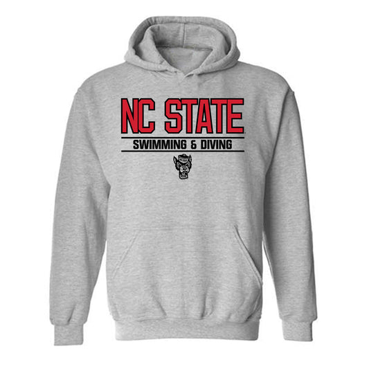 NC State - NCAA Men's Swimming & Diving : Gavin Keogh - Classic Shersey Hooded Sweatshirt-0