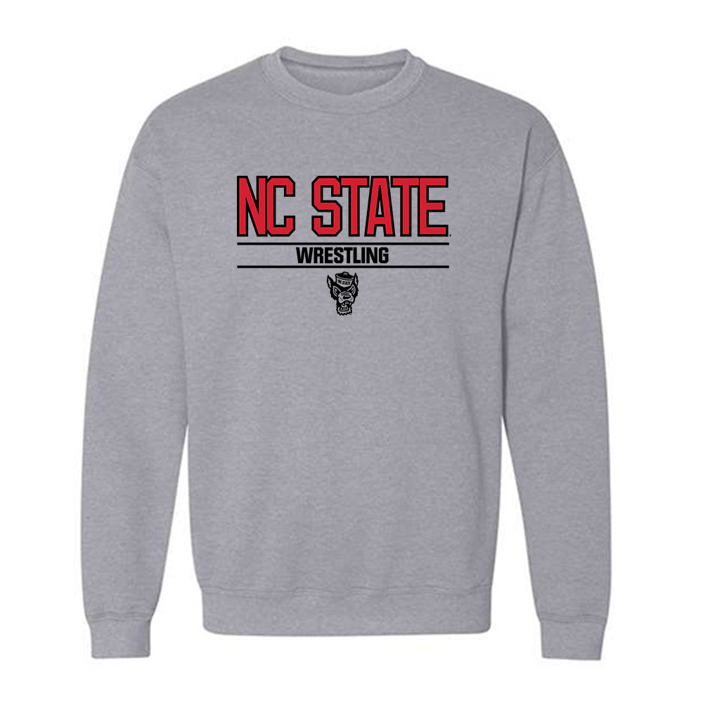 NC State - NCAA Wrestling : Pete Winterstein - Classic Shersey Crewneck Sweatshirt-0