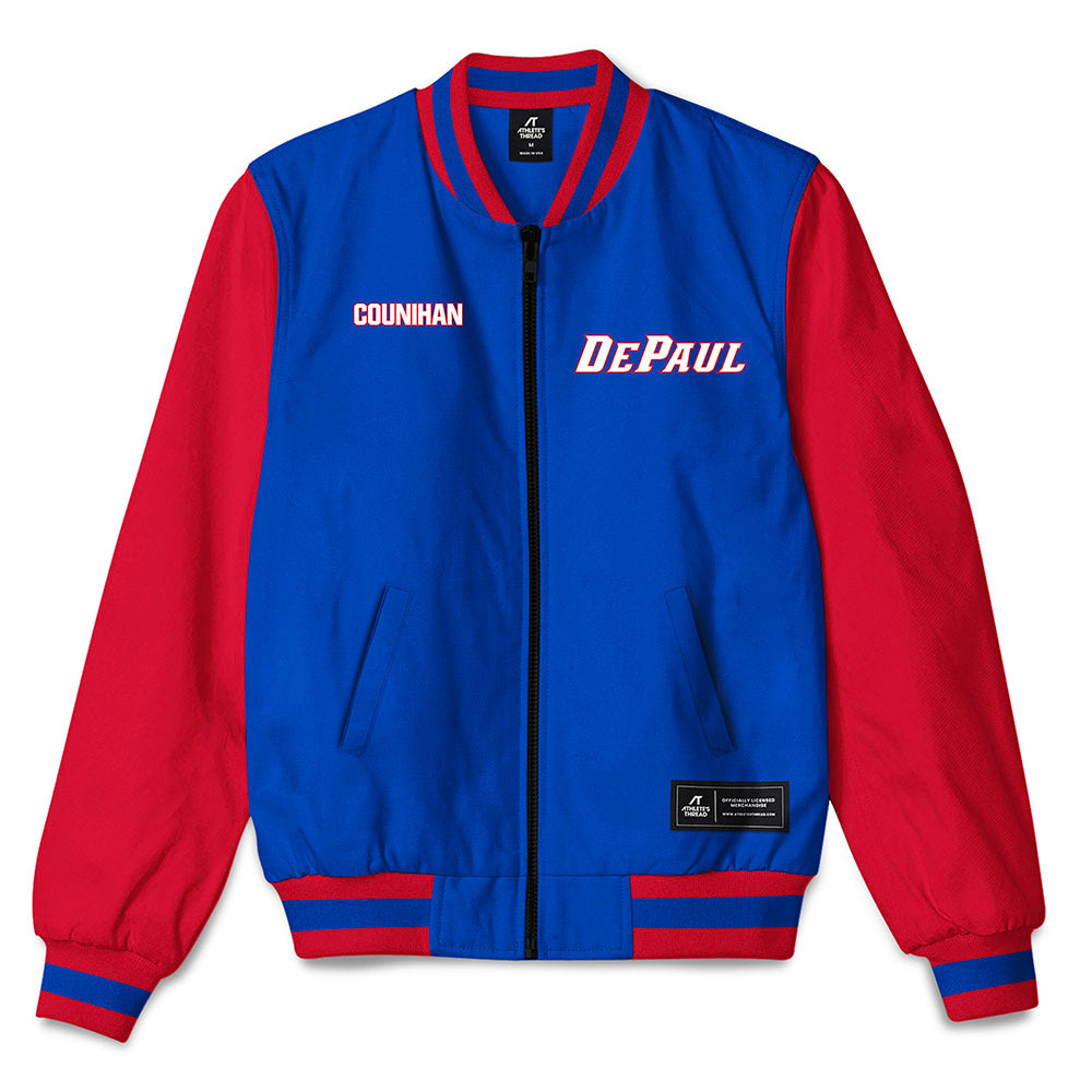 DePaul - NCAA Men's Track & Field : Bryce Counihan - Bomber Jacket-0
