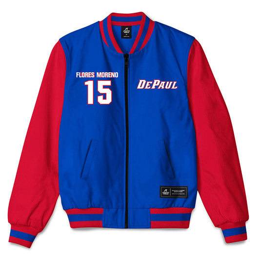 DePaul - NCAA Men's Basketball : Fabian Flores Moreno - Bomber Jacket-0