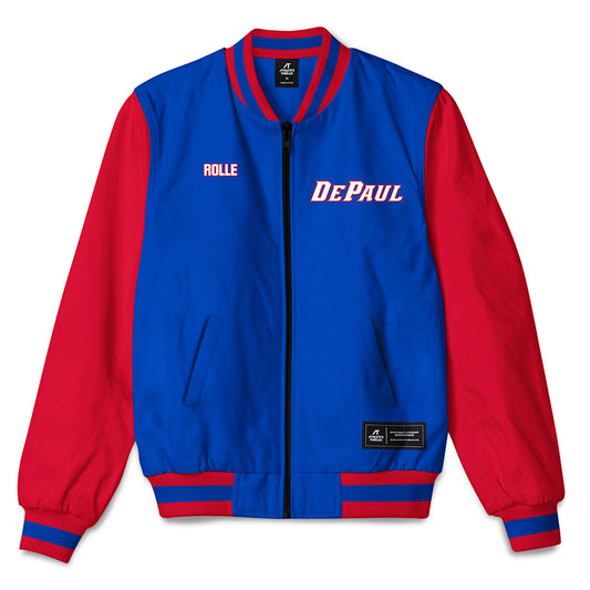 DePaul - NCAA Men's Track & Field : Meech Rolle - Bomber Jacket-0