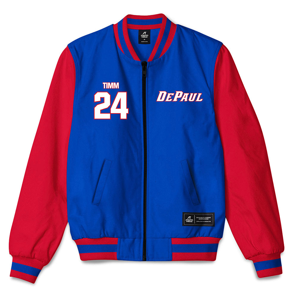 DePaul - NCAA Women's Basketball : Ally Timm - Bomber Jacket-0