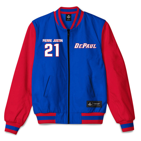 DePaul - NCAA Men's Basketball : Theo Pierre Justin - Bomber Jacket-0