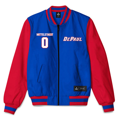 DePaul - NCAA Women's Soccer : Savannah Mittelstaedt - Bomber Jacket-0