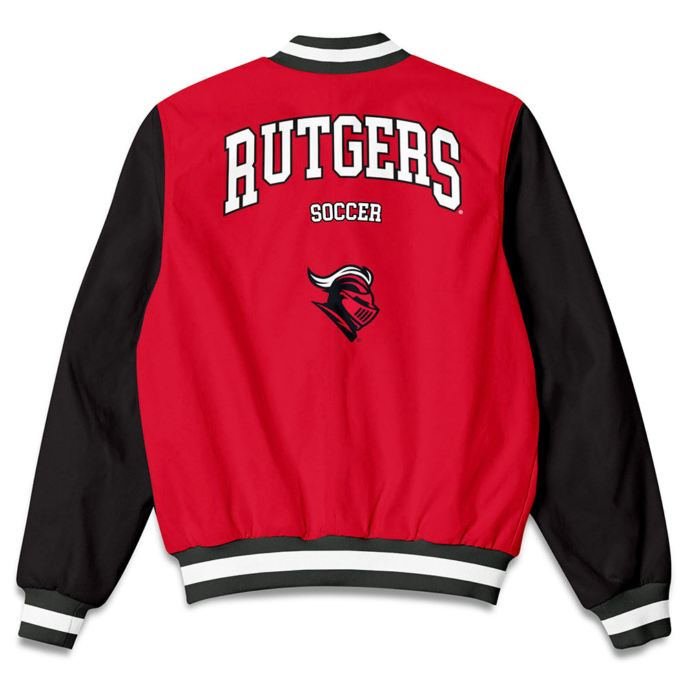 Rutgers - NCAA Women's Soccer : Bea Tinoco - Bomber Jacket-1