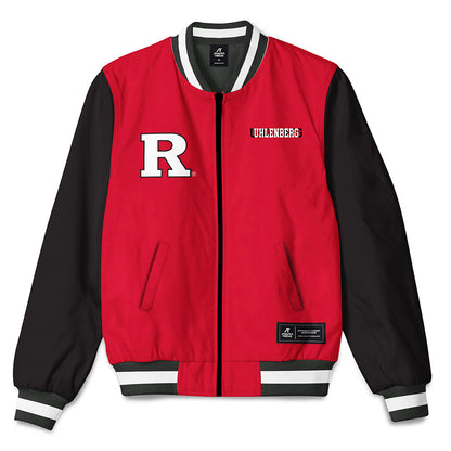Rutgers - NCAA Women's Gymnastics : Donna Uhlenberg - Bomber Jacket-0