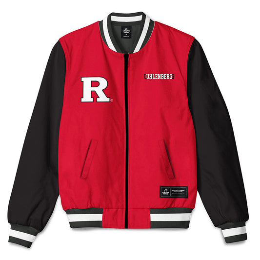 Rutgers - NCAA Women's Gymnastics : Donna Uhlenberg - Bomber Jacket-0