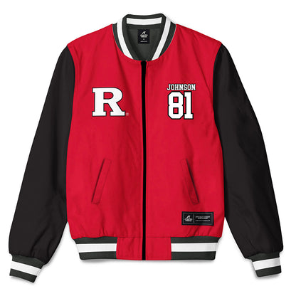 Rutgers - NCAA Football : Deondre Johnson - Bomber Jacket