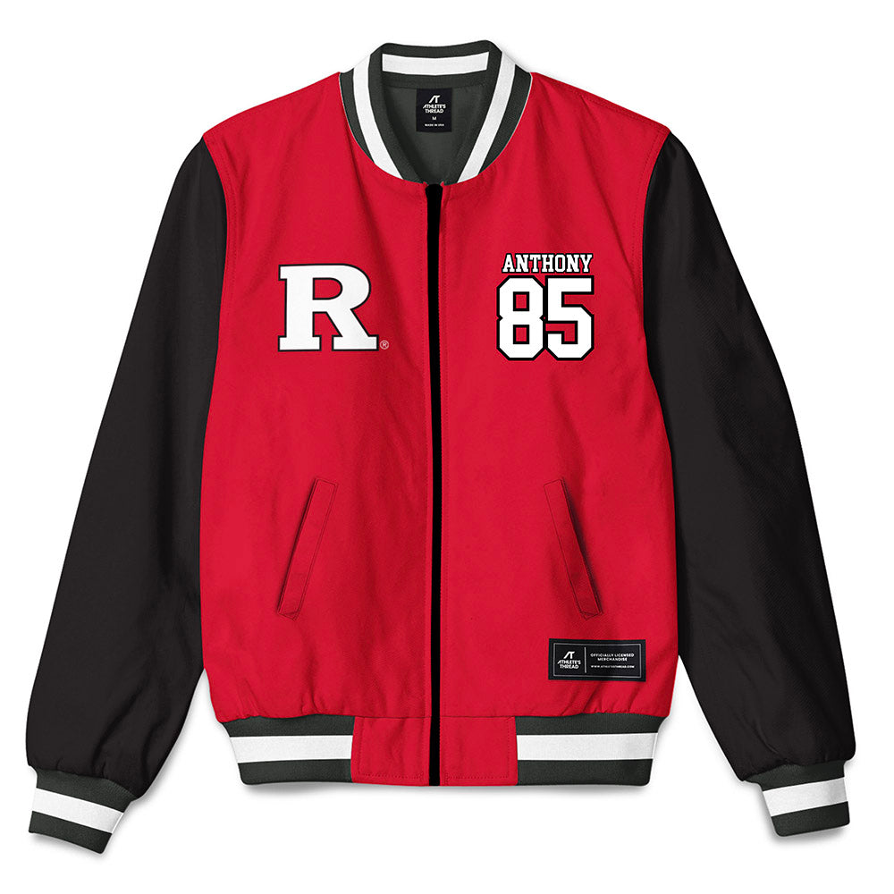 Rutgers - NCAA Football : Kam Anthony - Bomber Jacket-0