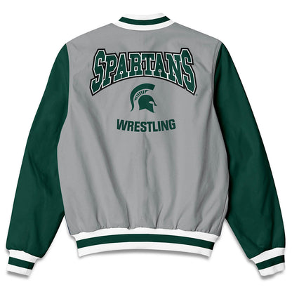 Michigan State - NCAA Wrestling : Dale Gant - Bomber Jacket-1