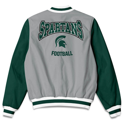 Michigan State - NCAA Football : Chrishon McCray - Bomber Jacket-1