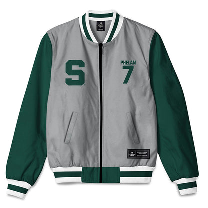 Michigan State - NCAA Men's Soccer : Aidan Phelan - Bomber Jacket-0