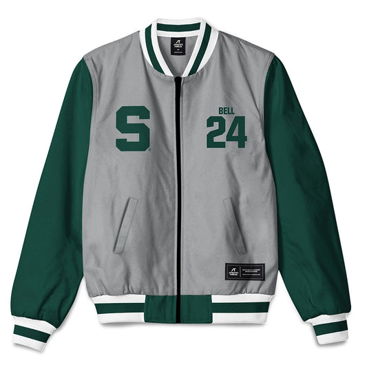 Michigan State - NCAA Women's Soccer : Kennedy Bell - Bomber Jacket-0