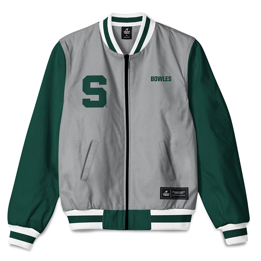 Michigan State - NCAA Women's Tennis : Amiya Bowles - Bomber Jacket-0