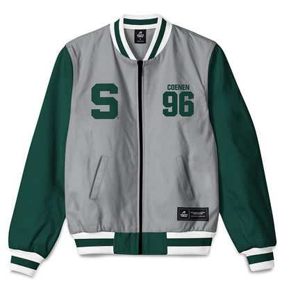 Michigan State - NCAA Football : Eli Coenen - Bomber Jacket-0
