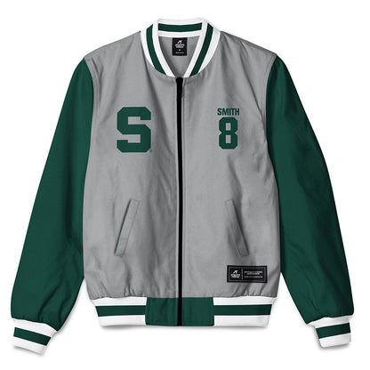 Michigan State - NCAA Football : Kaleb Smith - Bomber Jacket-0