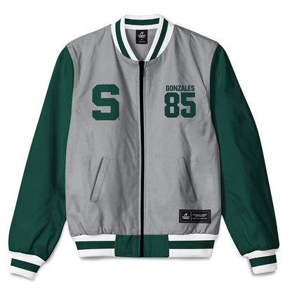 Michigan State - NCAA Football : Stephen Gonzales - Bomber Jacket-0