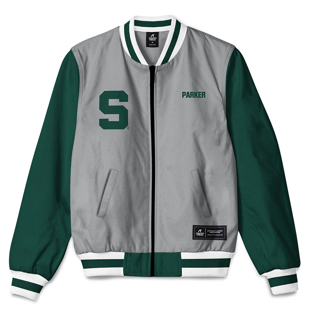 Michigan State - NCAA Cheerleading : Amelia Parker - Bomber Jacket-0