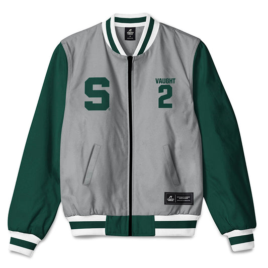 Michigan State - NCAA Football : Devin Vaught - Bomber Jacket-0